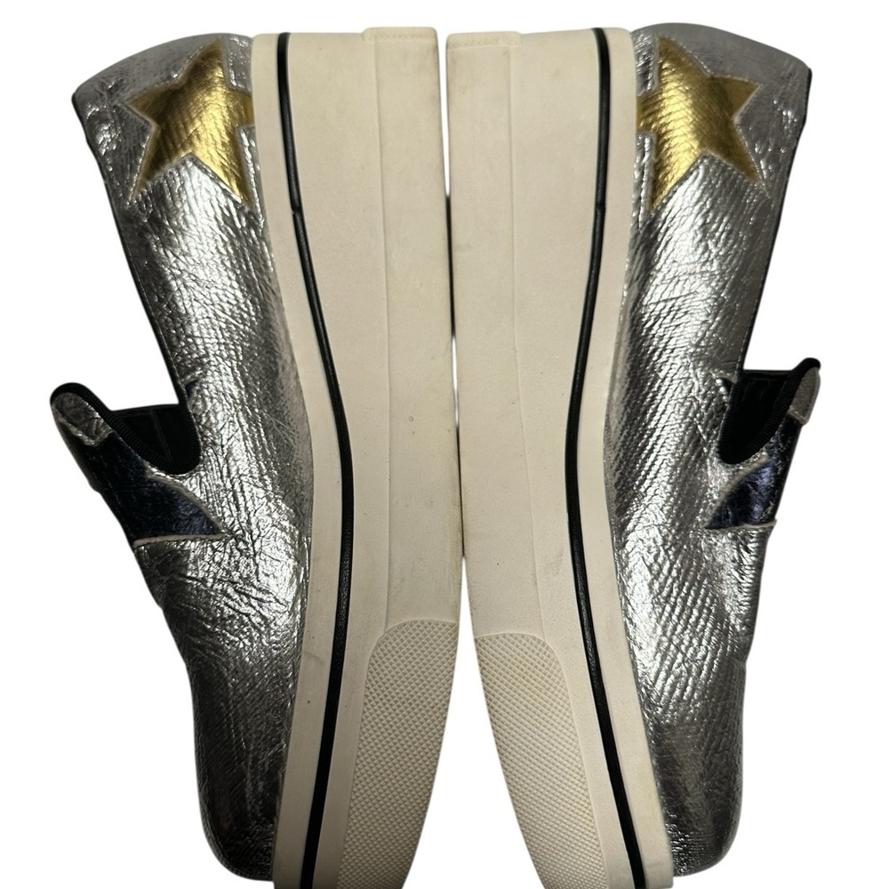 Stella McCartney Silver and Gold Star Athletic Shoes size 5.5 - Picture 4 of 12